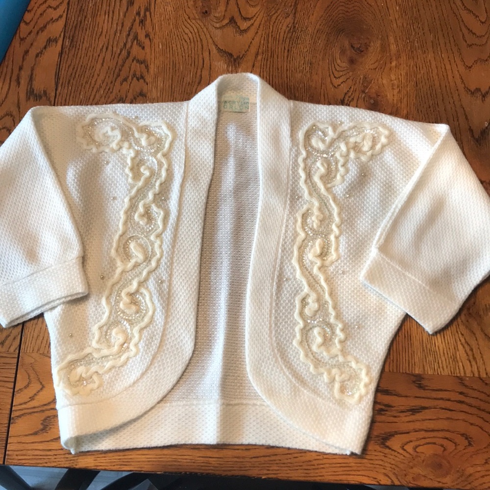 Vintage half sleeve cardigan